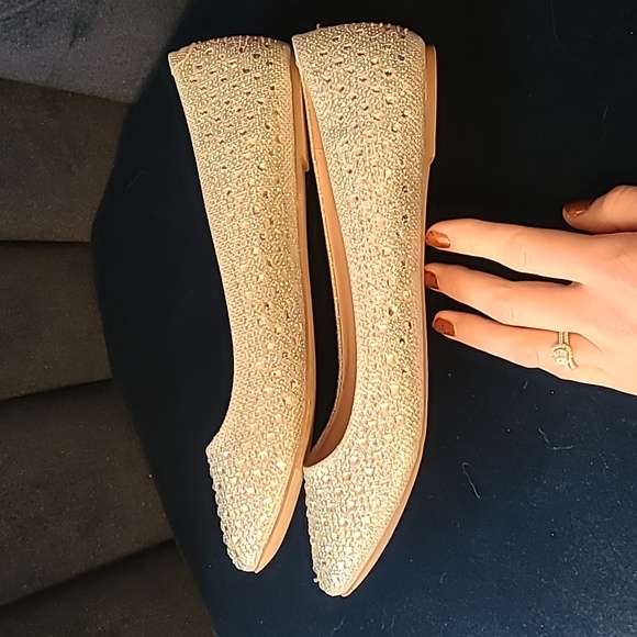 Sparkly Glitter Ballet Flats, Size 11 - Picture 6 of 6